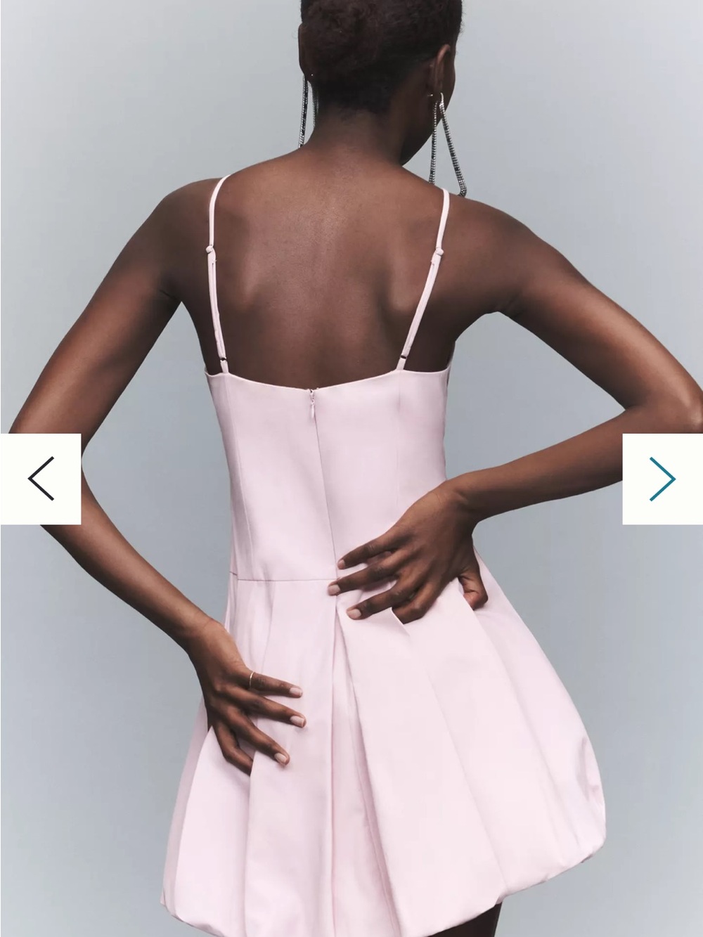 NWT Anthropologie ASTR The Label Tionna Sleeveless Bubble Mini Dress size M PINK - Picture 2 of 12